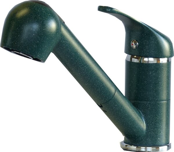 Miscelatore monocomando da cucina Miscelatore da cucina con spray Verde granito