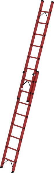 Scala a pioli in PRFV a 2 sezioni senza traversa 2x8 pioli
