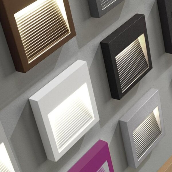 Segnapasso promoingross flat q12 led metallo monoemissione - Promoingross