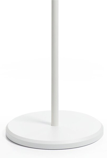 Appendiabiti in metallo verniciato base in legno con finitura antigraffio �40xh174cm JUTA Colore bianco
