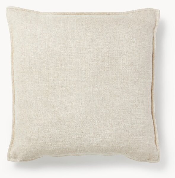 Cuscino decorativo in misto lino Lennon, 60 x 60 cm