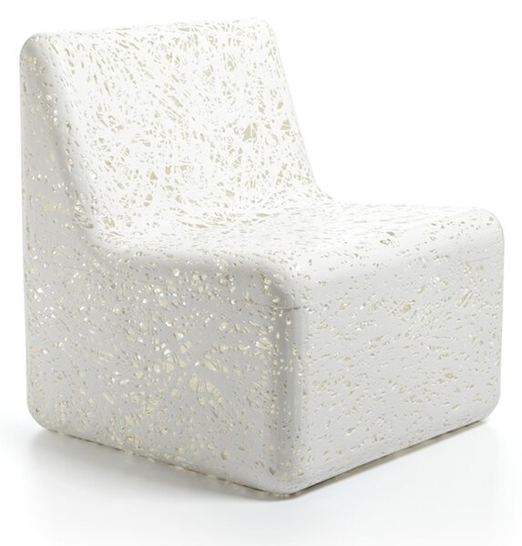 Poltrona CORA in Materiale Plastico Termofuso 68x69xh77 cm colore Bianco