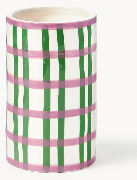 Vaso in porcellana fatto a mano Clash, alt. 13 cm