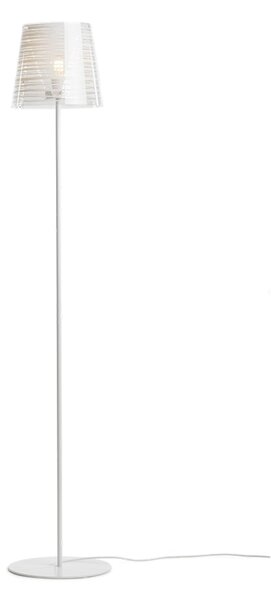 Lampada da terra con paralume in policarbonato Stampato PIXI diametro 35xh 175 cm peso 6 kg Paralume in policarbonato colore Bianco