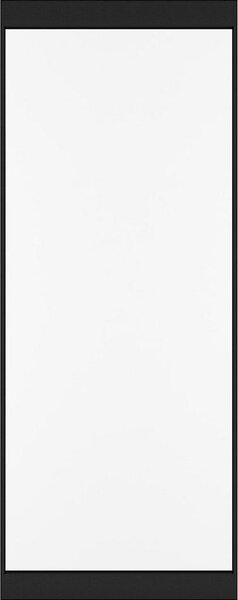 Porta scorrevole con binario invisibile - Alluminio e vetro di sicurezza opaco - 93 x 210 cm - TORIPA