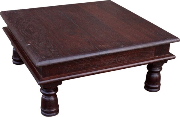 Tavolino, panca per fiori, tavolino, tavolino, tavolino - modello 1, marrone, legno, 17*38*38 cm, tavolini e tavoli da terra