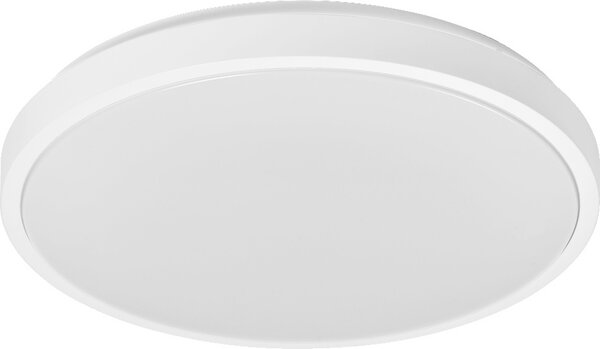 LEDVANCE ORBIS LONDON Plafoniera LED 480mm, bianca, 36W, 4150lm, colore della luce bianco caldo, distribuzione della luce molto omogenea, lunga durata, modulo LED installato permanentemente, rotondo, classe di protezione IP20, 3000K