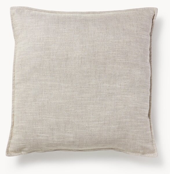 Cuscino decorativo in misto lino Lennon, 60 x 60 cm