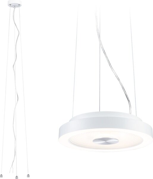 Plafoniera LED Volea 3000K 470lm / 1650lm 230V 3,5W / 13W dimmerabile bianco, argento