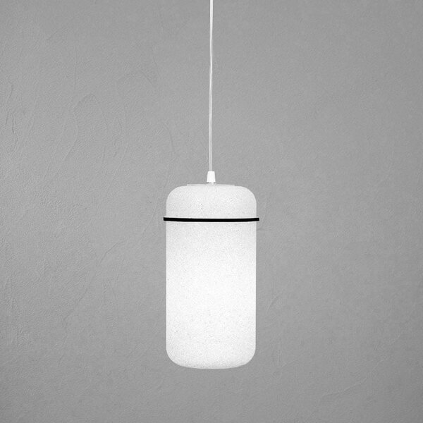 Lampadario 1 lampada BLOOM �16x34cm Nero