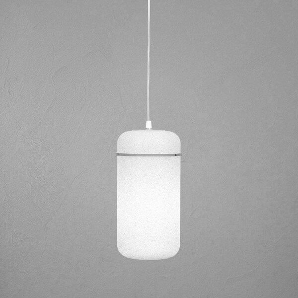 Lampadario 1 lampada BLOOM �16x34cm Bianco