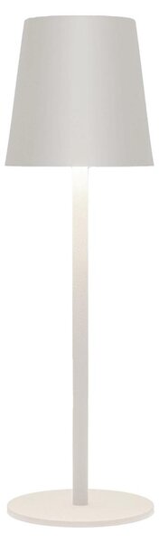 Lampada da tavolo USB Coen Bakker bianca con comando touch, 27 cm, per esterni, Anna's Collection