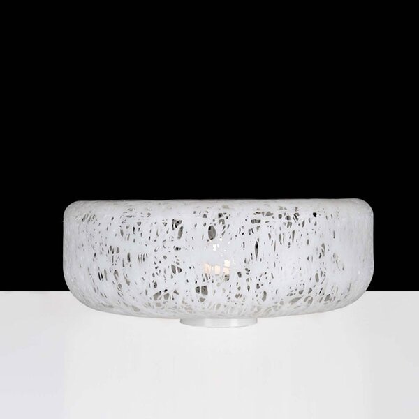 Lampada da appoggio tavolo con paralume in materiale plastico CAKE �70xh25cm Bianco