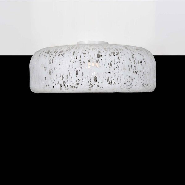 Lampadario a sospensione con paralume in mat.palstico CAKE diametro 700 Bianco