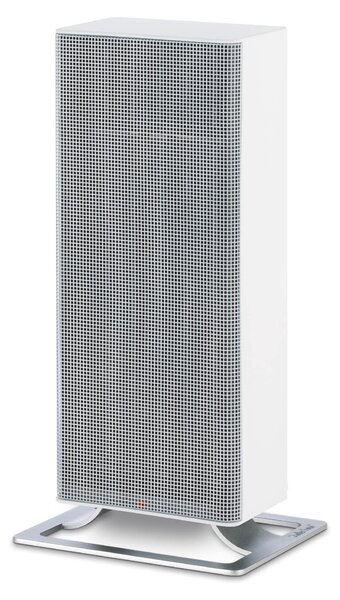 Stufa elettrica a ventola - 2 livelli di riscaldamento: 1200/2000 Watt - Elemento riscaldante in Vetroceramica - Colore: bianco - Per uso interno