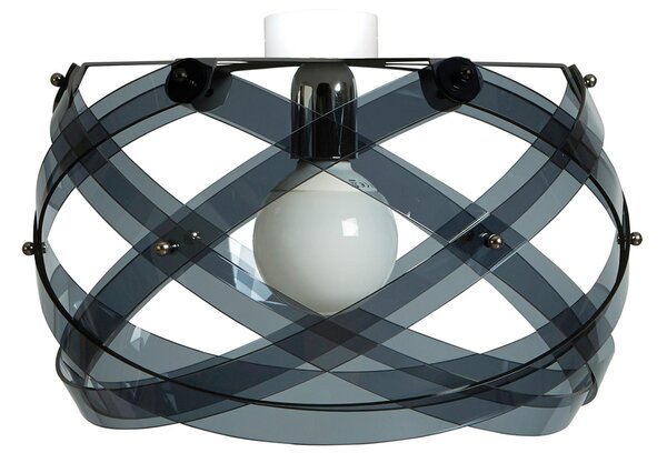 Plafoniera da soffitto in metacrilato Nuclea Medio �53xh30 cm - peso 3,7 kg colore cm grigio