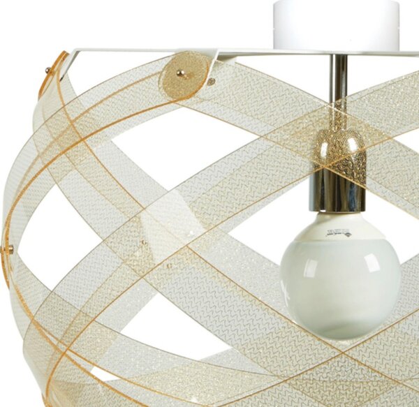 Lampada da soffitto Nuclea Medio �53xh30 cm - peso 3,7 kg colore texture oro
