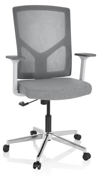 Sedia da ufficio, girevole, BRETON BASE W Grigio