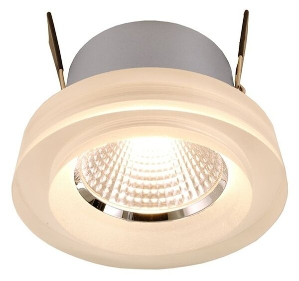 Deko-Light 565195 Plafoniera da incasso COB 68 acrilico , argento