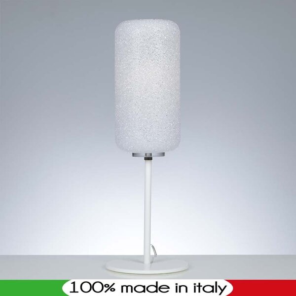 Lampada da tavolo diametro 18xh33 TUBE in policarbonato granulare 1xE27 Max 30W