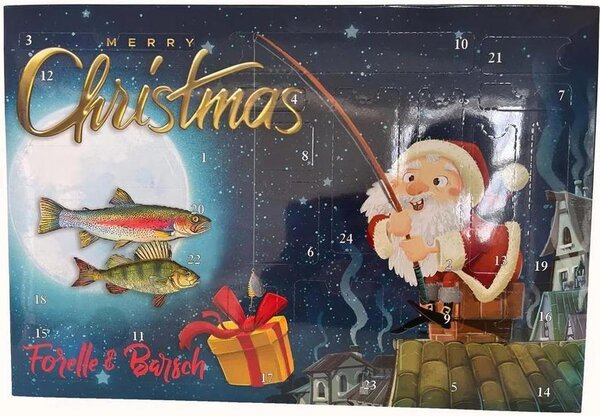 Calendario dell'Avvento Paladin per pescatori Trota e persico
