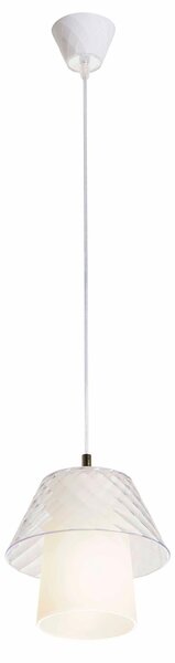 Sospensione realizzata in materiale acrilico TRILLY 1 Luce �20xh 25 cm Trasparente