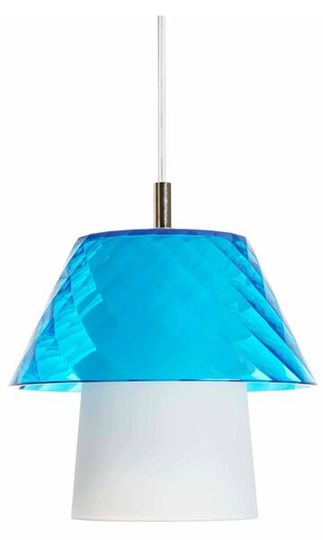 Sospensione realizzata in materiale acrilico TRILLY 1 Luce �20xh 25 cm BLU