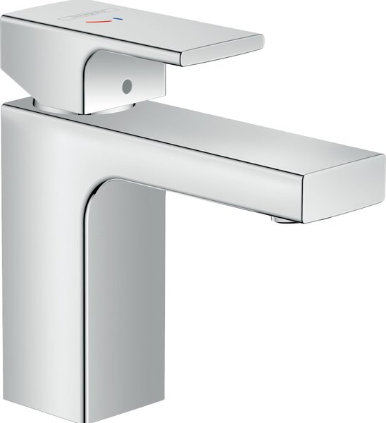 Hansgrohe Vernis Shape Mitigeur monocommandé pour lavabo 100 CoolStart avec vidage à tirette, 71594000, 71594000