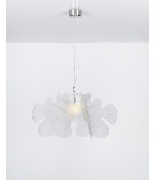 Lampada a Sospensione in metacrilato Aralia Grande 73x73xh40 cm Versione Big Peso 2.9 kg 70W trasparente Spectrall