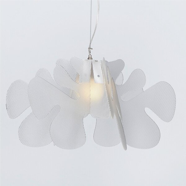 Lampada a Sospensione in metacrilato Aralia Grande 73x73xh40 cm Versione Big Peso 2.9 kg 70W trasparente Spectrall