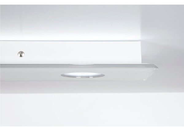 Plafoniera da soffitto Quadrata 3 Luci In Cristallo acrilico 92x22xh6,5 cm IP 20 - Attacco GX 53-1 bicolore bianco trasparente