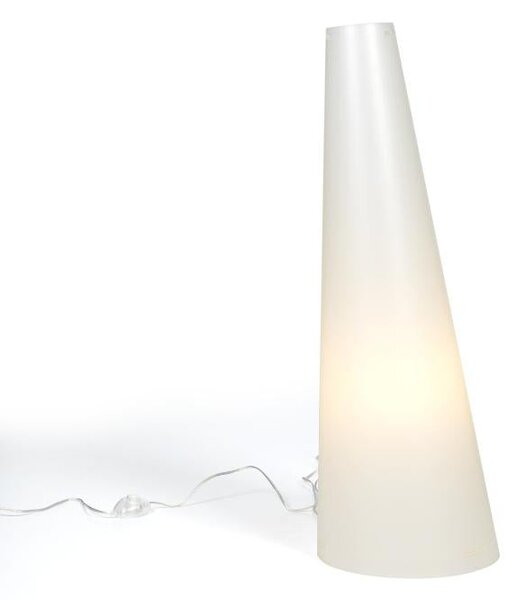 Lampada Da Terra DRUM SMALL diametro 32xh92 cm in polipropilene colore perla
