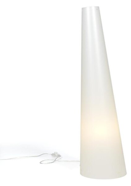 Lampada Da Terra DRUM BIG diametro 32xh114 cm in polipropilene colore perla