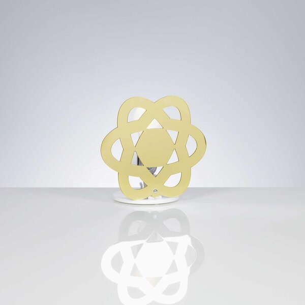 Lampada da Tavolo ANUCLEA 26 H 26 PD 8.5 cm in metacrilato colore Oro