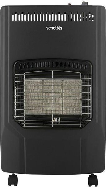 Stufa a gas pieghevole Scholtes SCGP555, 4200W, bruciatore ceramico a infrarossi, sistema di sicurezza con termocoppia ODS, compatibile con il gas butano, sistema anti-ribaltamento