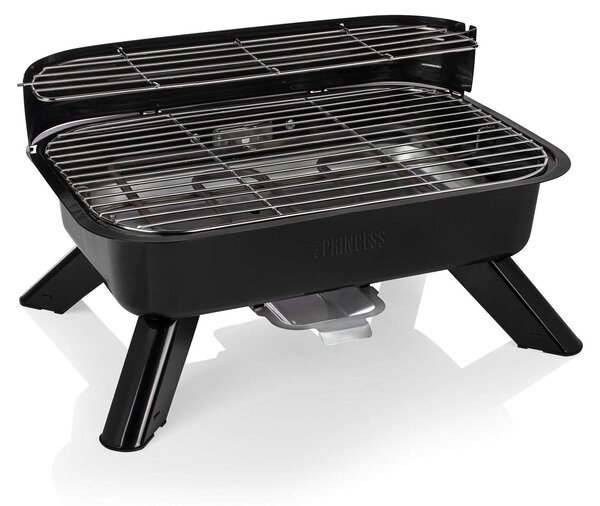 Princess 112252 Barbecue ibrido Nero