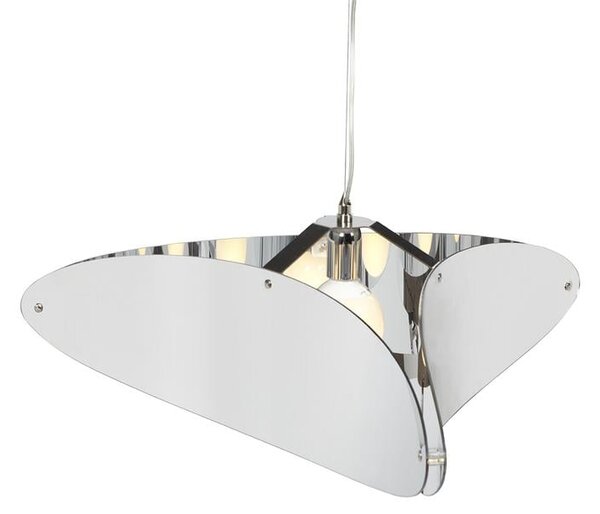 Lampadario a sospensione diametro 90xh26 cm BELLATRIX in metacrilato Cromolite