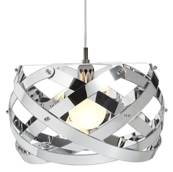 Lampadario a sospensione NUCLEA diametro 40xh24 cm Colore Cromolite