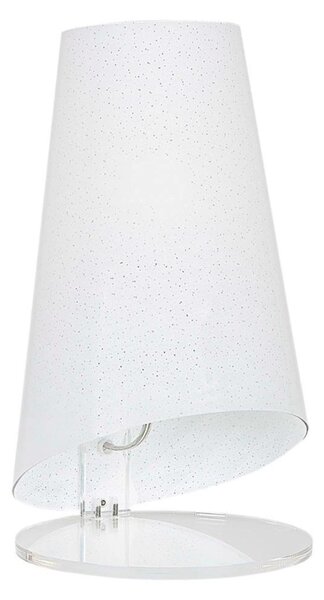 Lumetto con paralume Conico BOEMIA �18x32h cm 1x42 W max E 27 HGS Bianco