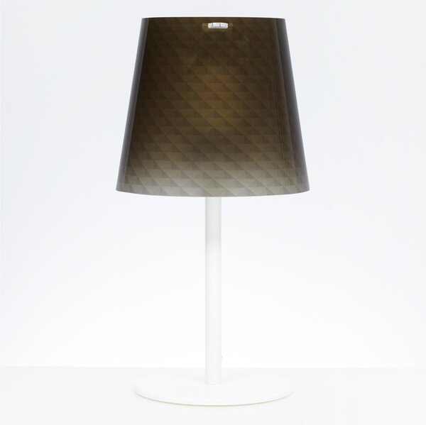 Lampada da tavolo Alta BOEMIA � 30xh58 cm con paralume conico in policarbonato verde