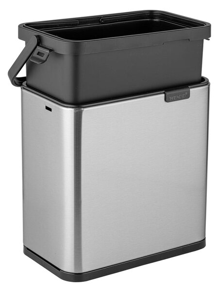 Bidone per l'umido color argento opaco 3 l Colin – Wenko