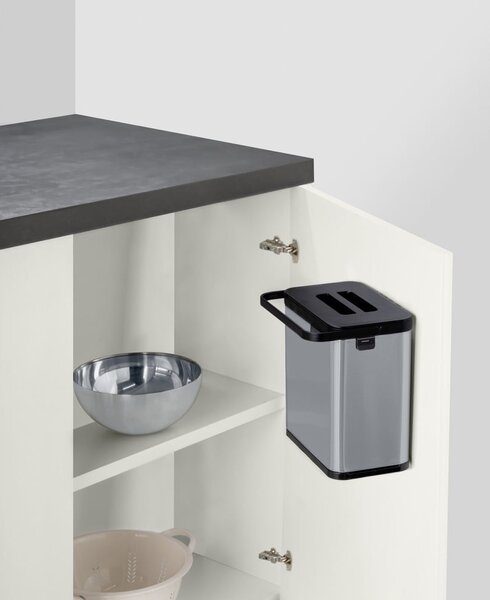 Bidone per l'umido color argento opaco 3 l Colin – Wenko