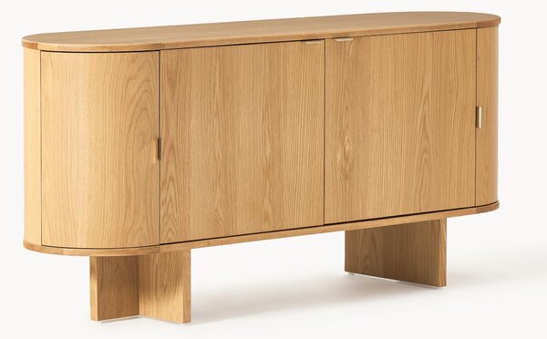 Credenza in legno con angoli arrotondati Zumi