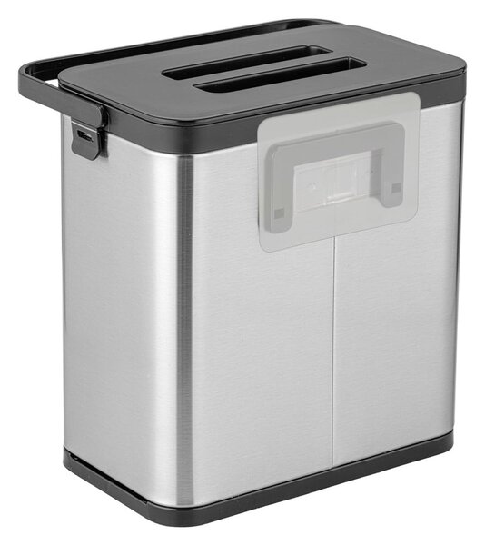 Bidone per l'umido color argento opaco 3 l Colin – Wenko