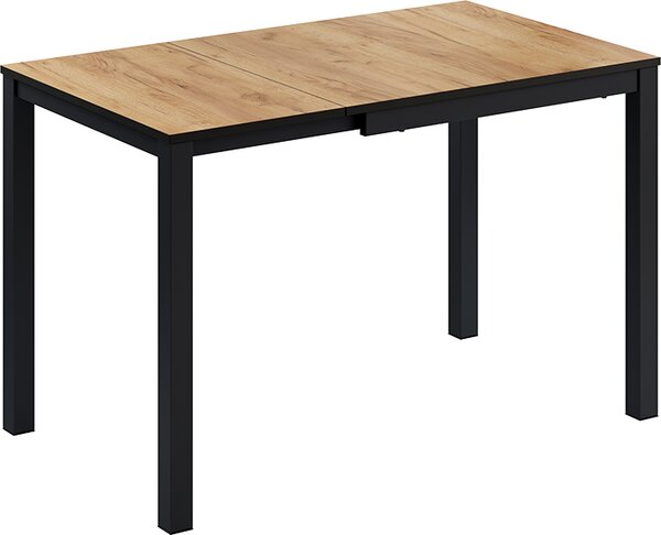 Tavolo da pranzo Vicco Granny Rovere/Antracite 80-120 x 70 cm Allungabile, Model 50576