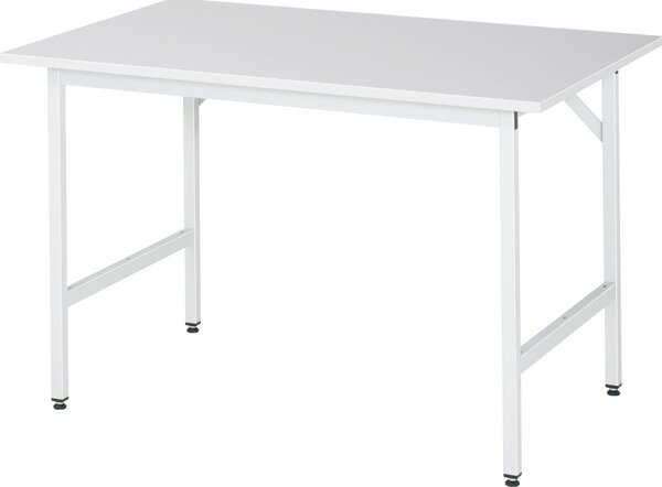 Tavolo base 3030, melamina RAL7035 1250x800mm