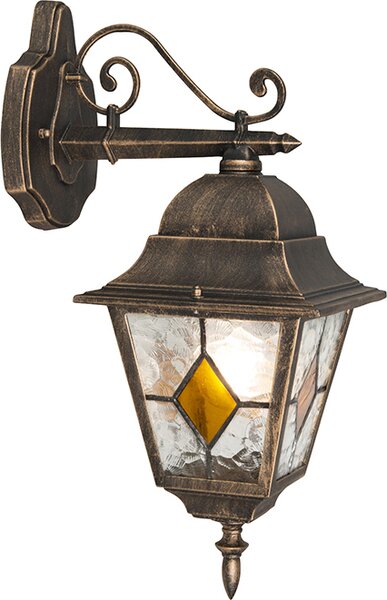 Lanterna da esterno vintage in bronzo Antigua Down