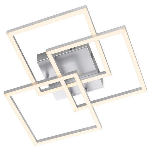 Casa NOVA plafoniera ANUBIS LWH 52x52x9 cm plafoniera argento