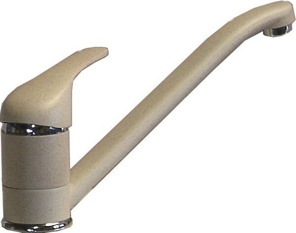Miscelatore monocomando per cucina Miscelatore per lavello Rubinetto per lavello granito/beige a bassa pressione