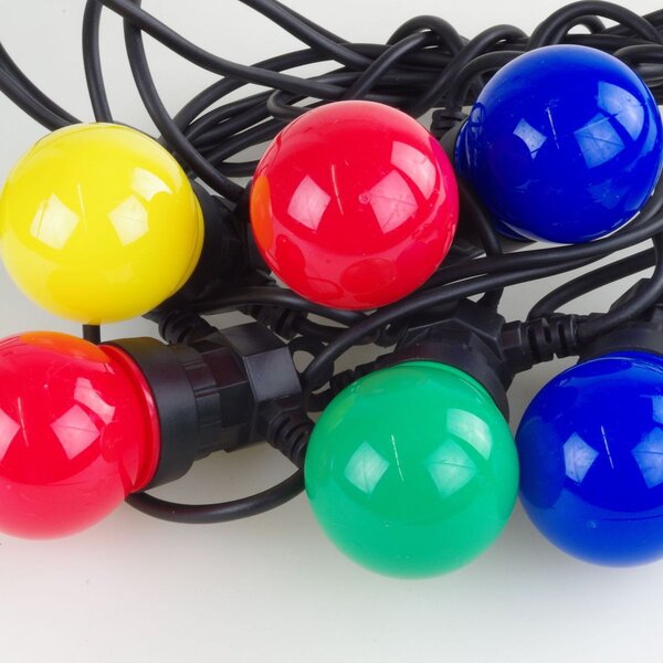 LEX Catena luminosa LED da 20 luci per interni ed esterni, IP44, 10 m